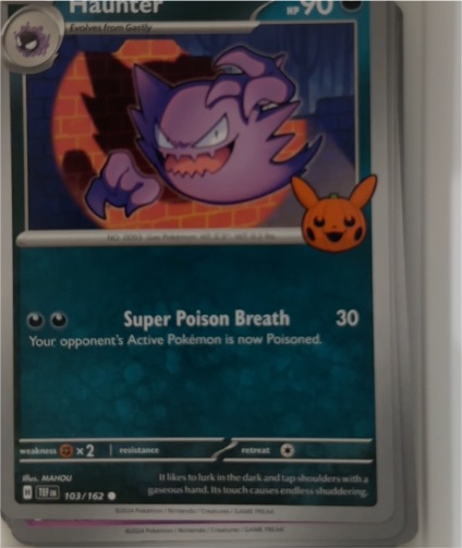 2024 Pokemon Trick or Trade #103 Haunter — front