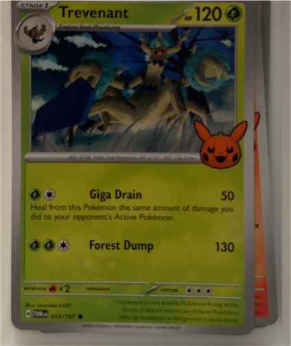 2024 Pokémon Trick or Trade #013 Trevenant — front