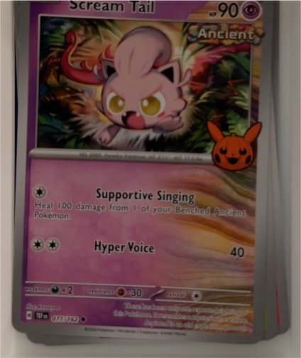 2024 Pokémon TCG Trick or Trade #077 Scream Tail — front
