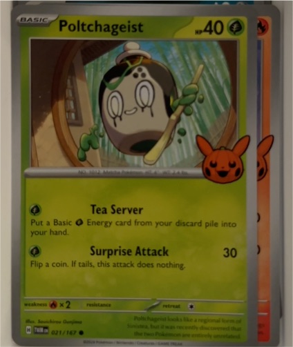 2024 Pokémon #021 Poltchageist — front