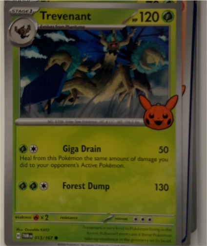 2024 Pokémon Trick or Trade #13 Trevenant — front