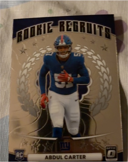 2025 Panini Donruss Optic #7 Abdul Carter Rookie Recruits — front