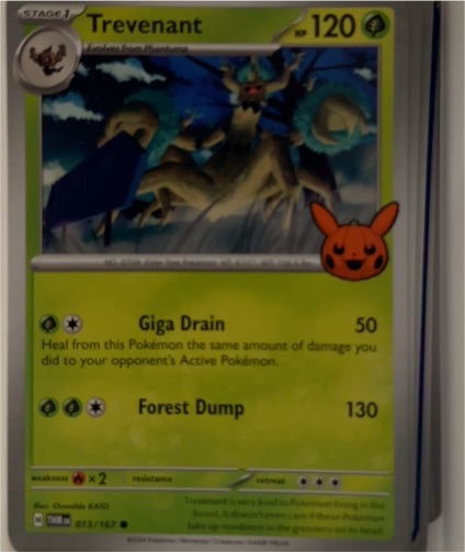 2024 Pokémon Trick or Trade #13 Trevenant — front
