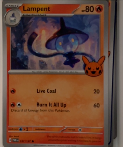 2024 Pokémon Trick or Trade #37 Lampent — front