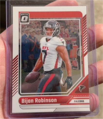 2024 Panini Donruss Optic #8 Bijan Robinson — front