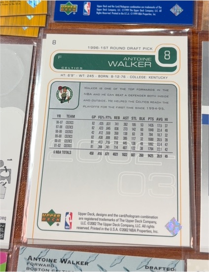 1996-97 Upper Deck #8 Antoine Walker — front