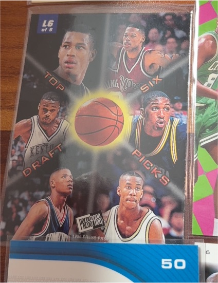 1996 Press Pass Lotto Marcus Camby L6 of 6 — front