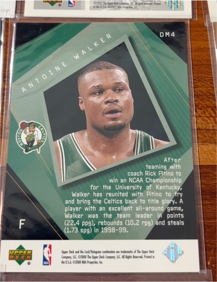 2000 Upper Deck #DM4 Antoine Walker — front