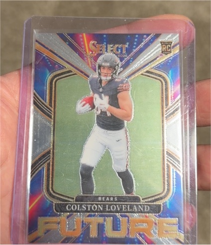 2025 Panini Select #8 Colston Loveland Future Insert Rookie — front