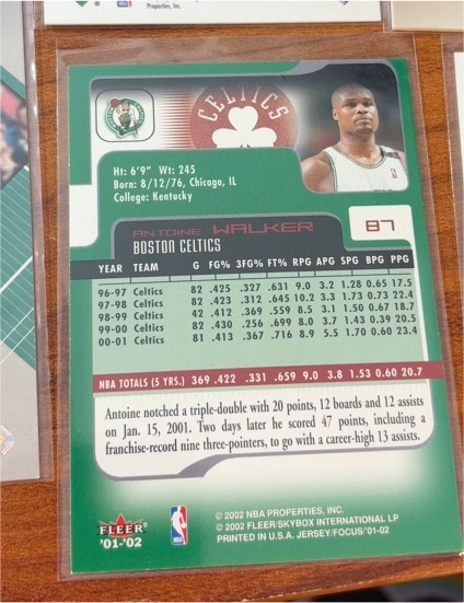 2001-02 Fleer #87 Antoine Walker — front