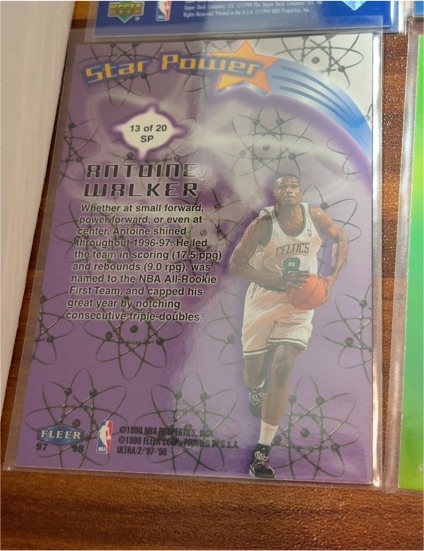 1997 Fleer Ultra Star Power SP #13 Antoine Walker — front