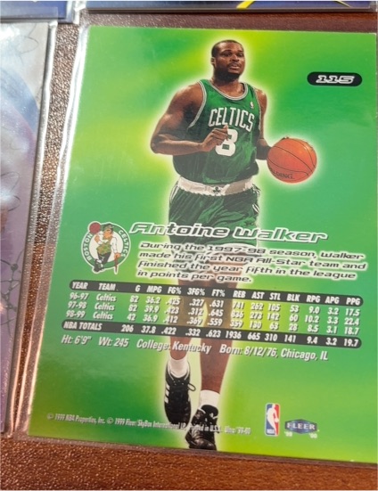 1998-99 Fleer #116 Antoine Walker — front