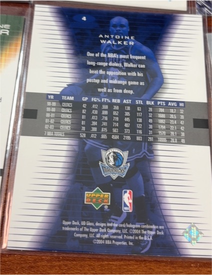 2003 Upper Deck #4 Antoine Walker — front