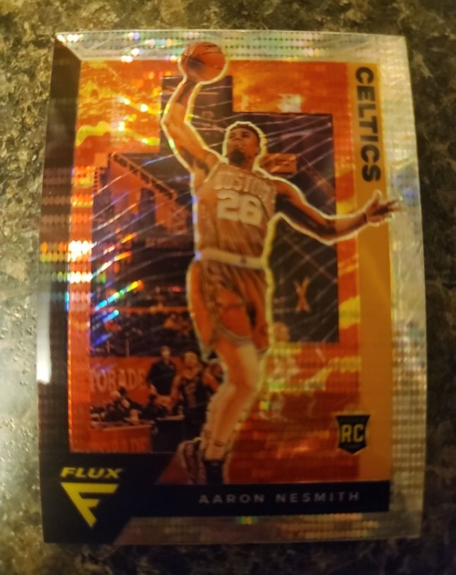 2020-21 Panini Flux #214 Aaron Nesmith Pulsar Prizm Rookie — front
