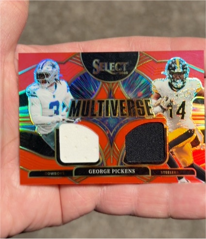 2025 Panini Select Multiverse #MVJ-GPS George Pickens — front