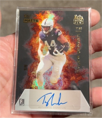 2025 Wild Card Matte Rookie Heat #RH-TW Tyler Warren — front