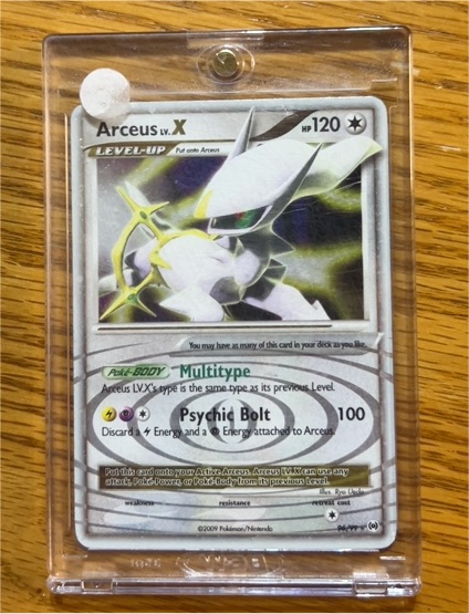 Pokémon Arceus LV.X #96 2009 — front