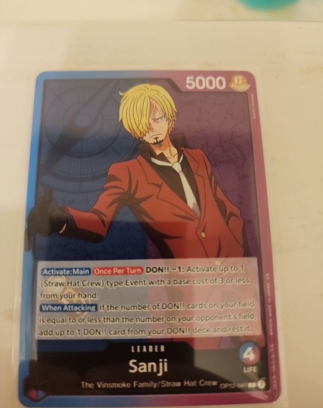 One Piece Legacy of the Master OP12-041 Sanji — front
