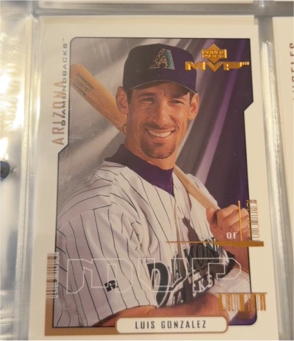 2000 Upper Deck MVP #65 Luis Gonzalez — front