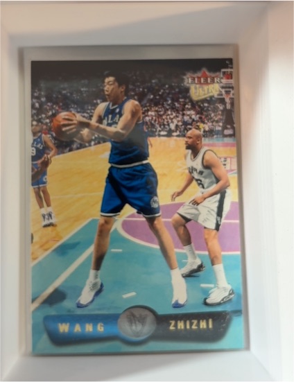 2001-02 Fleer Ultra #98 Wang Zhizhi — front