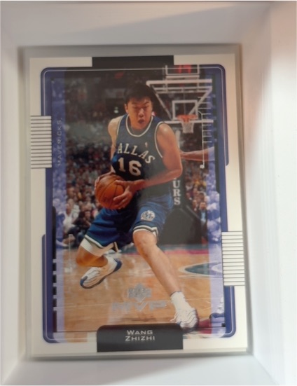 2001 Upper Deck MVP #38 Wang Zhizhi — front