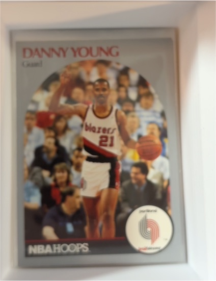 1990-91 NBA Hoops #252 Danny Young — front