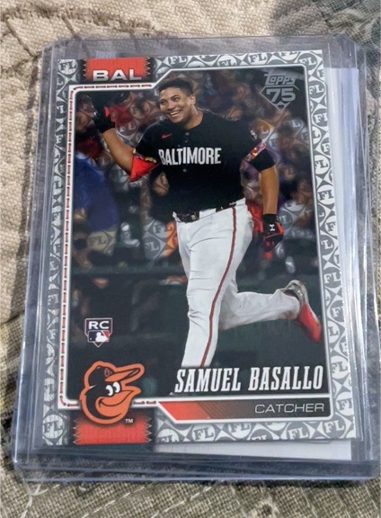 2026 Topps Series 1 #104 Samuel Basallo — front