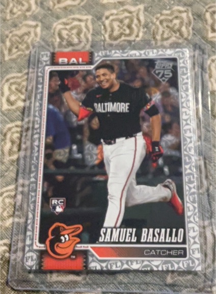 2026 Topps Series 1 #104 Samuel Basallo — front