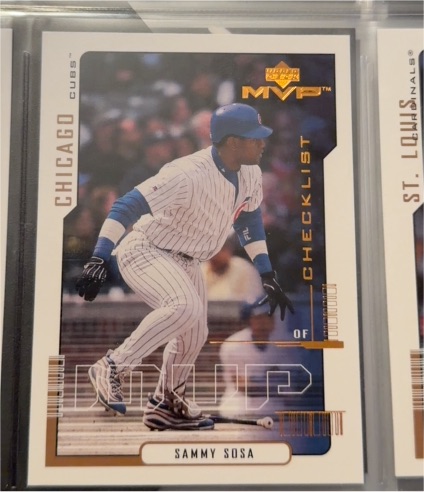 2000 Upper Deck MVP #219 Sammy Sosa — front