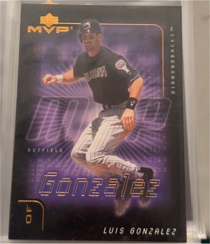 2002 Upper Deck MVP #189 Luis Gonzalez — front