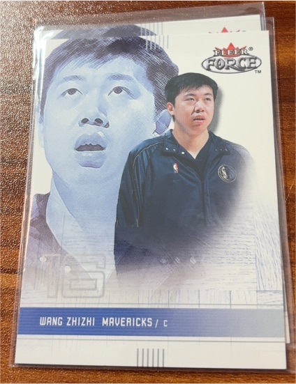 2001-02 Fleer Force #20 Wang Zhizhi — front
