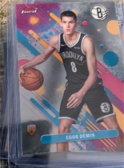 2025-26 Topps Finest #8 Egor Demin — front