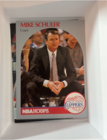 1990 NBA Hoops #316 Mike Schuler — front