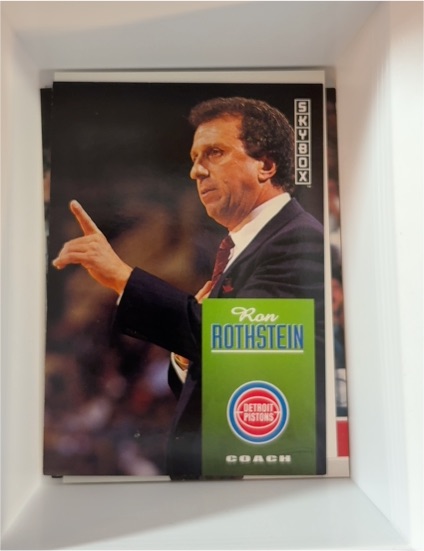 1992-93 Skybox #262 Ron Rothstein Detroit Pistons — front