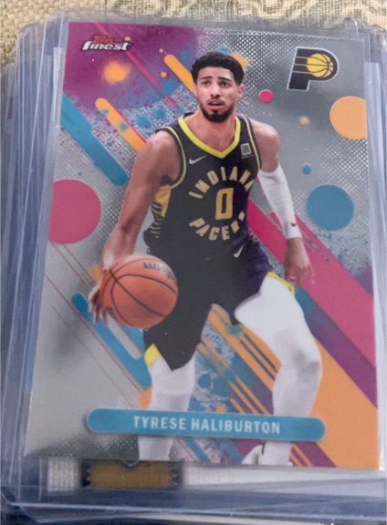 2025-26 Topps Finest #40 Tyrese Haliburton — front