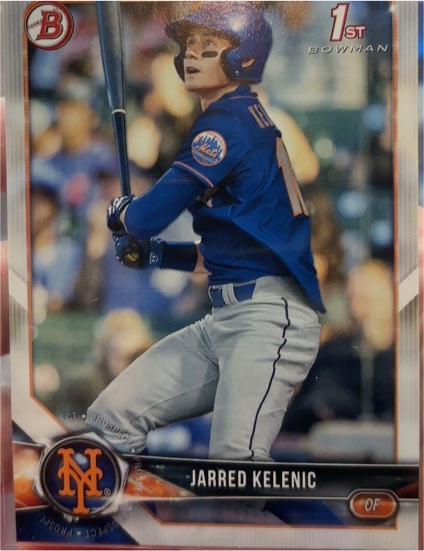 2018 Bowman Draft #BD-6 Jarred Kelenic — front