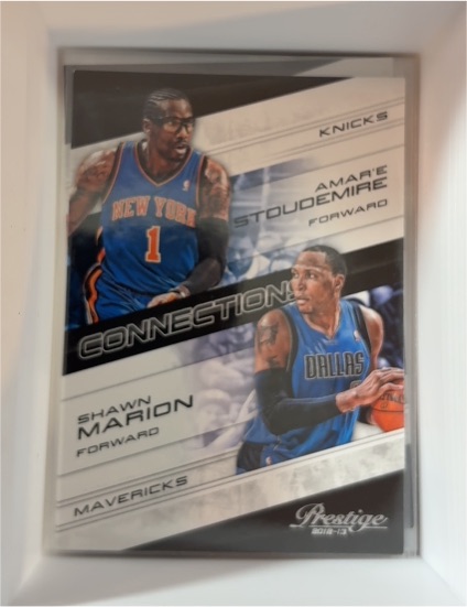 2012-13 Panini Prestige Connections #23 Amar'e Stoudemire / Shawn Marion — front