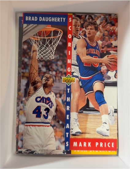1992-93 Upper Deck #498 Brad Daugherty / Mark Price — front