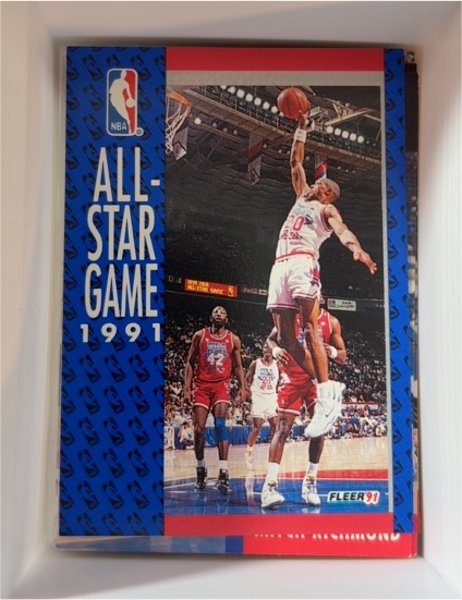 1991 Fleer #235 1991 All-Star Game David Robinson — front