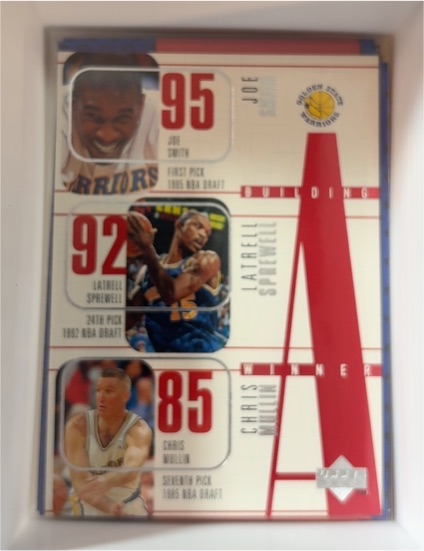 1996-97 Upper Deck #144 Joe Smith Latrell Sprewell Chris Mullin — front