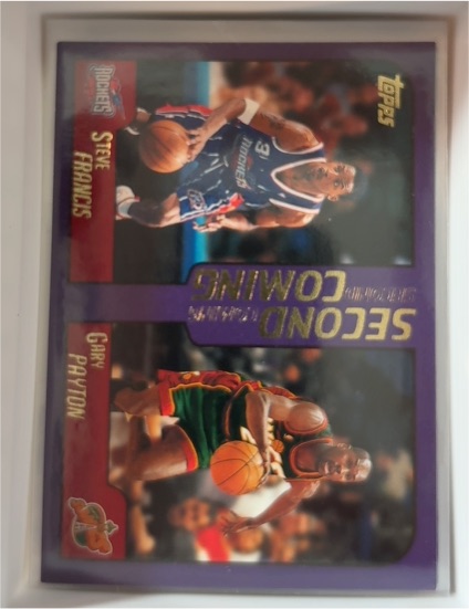 2000-01 Topps #286 Steve Francis and Gary Payton Second Coming — front