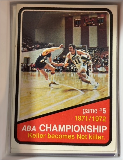 1972-73 Topps #245 ABA Championship Game #5 Billy Keller — front