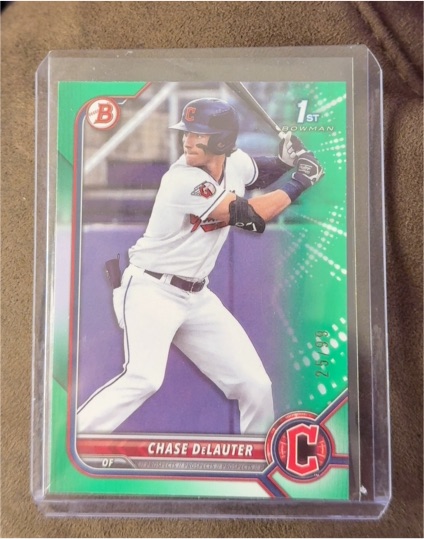 2022 Bowman Draft #BD-49 Chase DeLauter — front