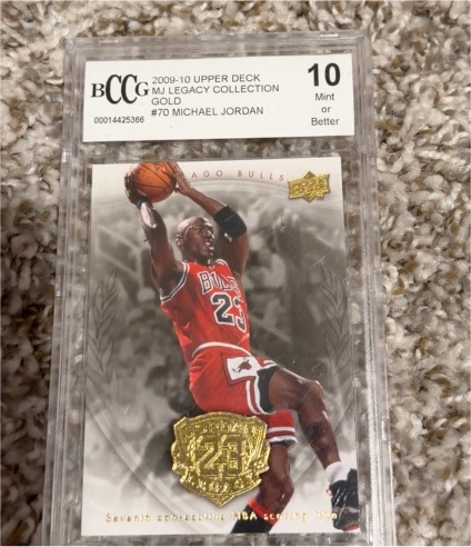 2009-10 Upper Deck MJ Legacy Collection Gold #70 Michael Jordan — front