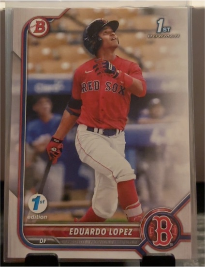 2022 Bowman Prospects #BP-134 Eduardo Lopez — front