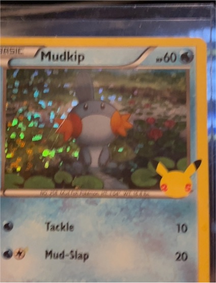 2021 Pokémon McDonald's 25th Anniversary #19 Mudkip — front