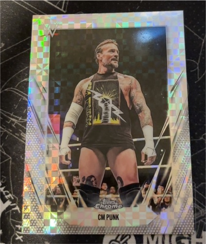 2025 Topps Chrome WWE #98 CM Punk — front