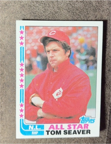1982 Topps #346 Tom Seaver All-Star Cincinnati Reds — front