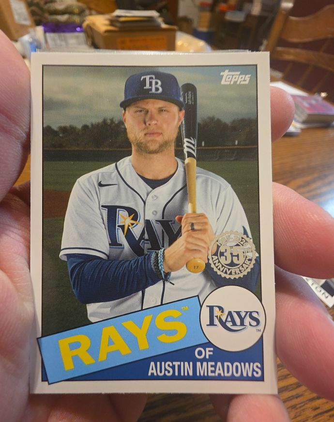 2020 Topps Update 1985 #85TB-48 Austin Meadows — front