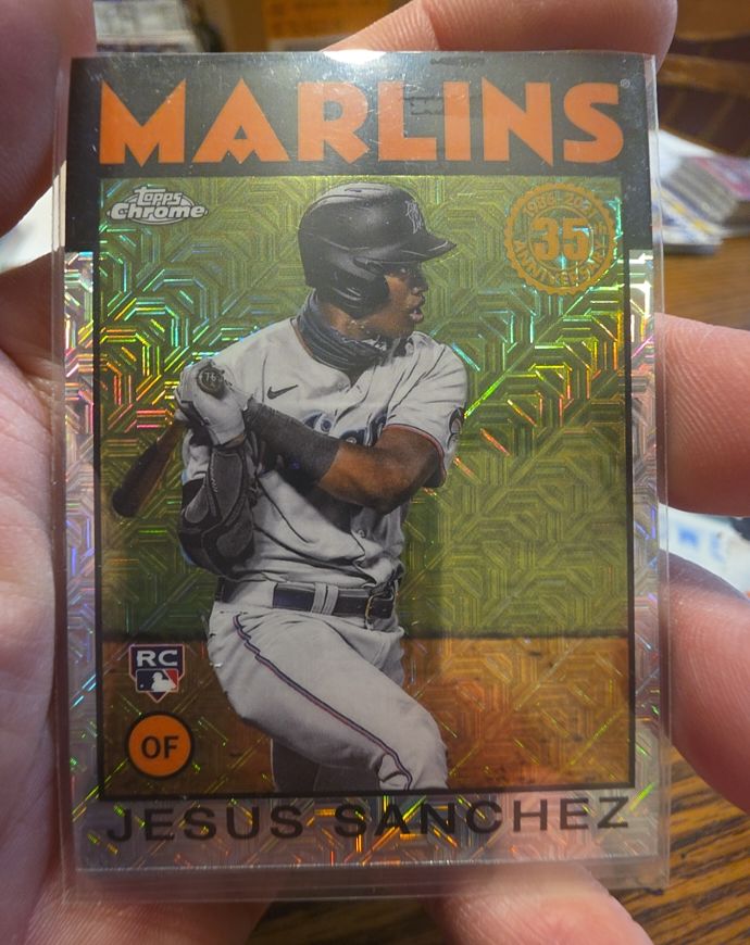 2021 Topps Chrome #86TC-58 Jesus Sanchez — front